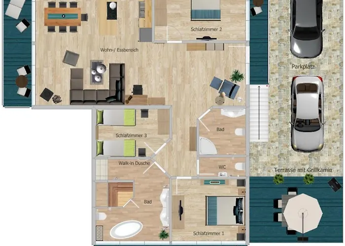 Apartman Haus Meeresleuchten Mit Sauna- Und Erlebnisbadnutzung